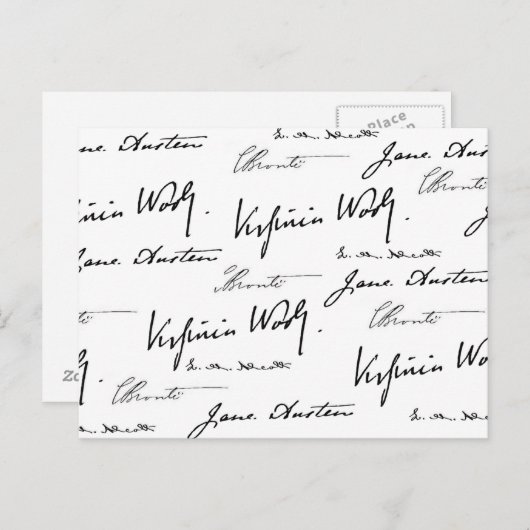 Vrouwenschrijvers Briefkaart (Voorkant / Achterkant)