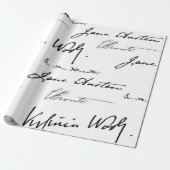 Vrouwenschrijvers Cadeaupapier (Uitgerold)