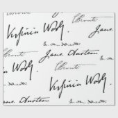 Vrouwenschrijvers Cadeaupapier (Vlak)