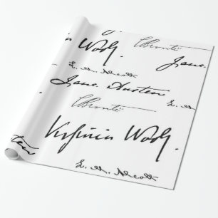 Vrouwenschrijvers Cadeaupapier
