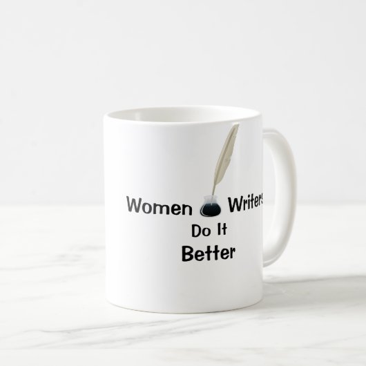 Vrouwenschrijvers doen het beter koffiemok (Voorkant rechts)