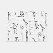 Vrouwenschrijvers Fleece Deken (Voorkant (Horizontaal))