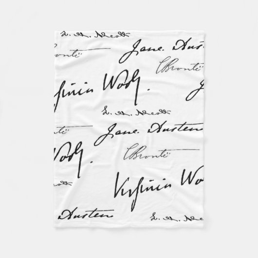 Vrouwenschrijvers Fleece Deken (Voorkant)