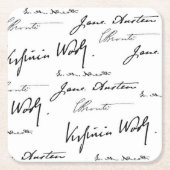 Vrouwenschrijvers Kartonnen Onderzetters (Voorkant)