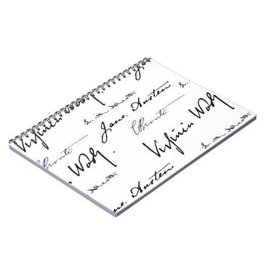 Vrouwenschrijvers Notitieboek (Linkerzijde)