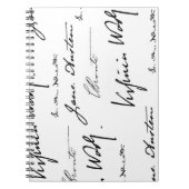 Vrouwenschrijvers Notitieboek (Voorkant)