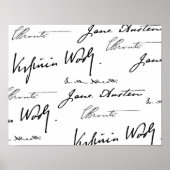 Vrouwenschrijvers Poster (Voorkant)