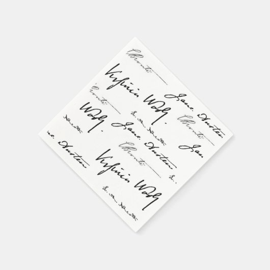 Vrouwenschrijvers Servetten (Hoek)