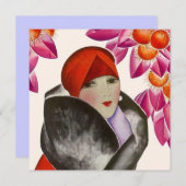 VROUWENSE BRUNCHINVITATIE INVITE KAART (Voorkant / Achterkant)