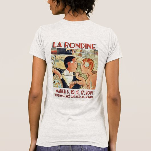 Vrouwenshirt 2019 Seizoen La Rondine T-shirt (Achterkant)