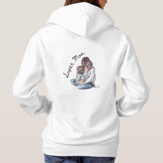 vrouwenshirt hoodie (Achterkant)