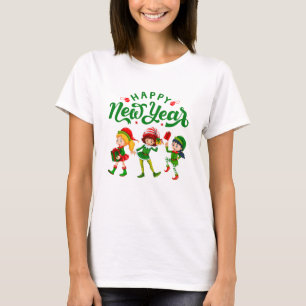 Vrouwenshirt voor Kerstmis. Merry Christmas T-shirt
