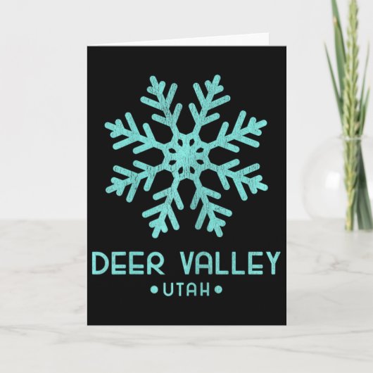 Vrouwenskiën in Deer Valley Utah Kaart (Voorkant)