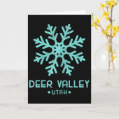 Vrouwenskiën in Deer Valley Utah Kaart (Gele Bloem)