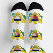 Vrouwensokken met vlag van de Maagdeneilanden Sokken (Top)