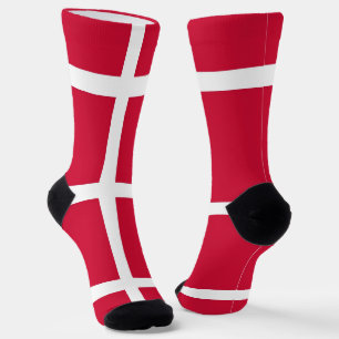Vrouwensokken met vlag van Denemarken Sokken