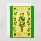 Vrouwenstemrecht: Kerstmis 1910 Ierland Feestdagenkaart (Voorkant / Achterkant)
