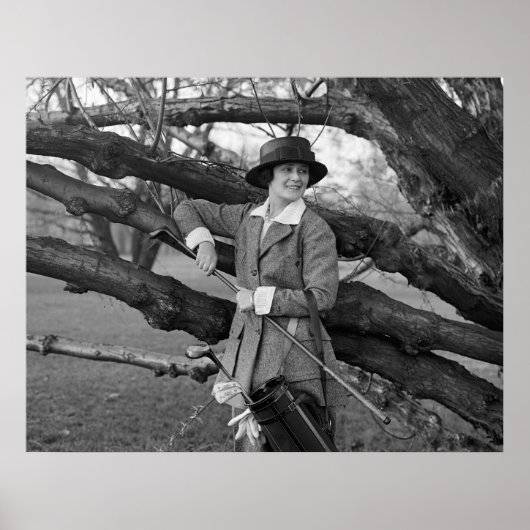 Vrouwenstijl in Golf Attire: begin jaren '00 Poster (Voorkant)