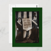 Vrouwensuffragebeweging Briefkaart (Voorkant / Achterkant)