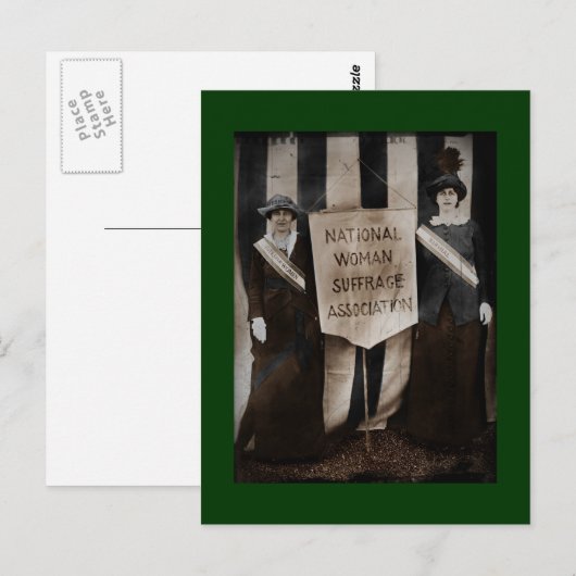 Vrouwensuffragebeweging Briefkaart (Voorkant / Achterkant)
