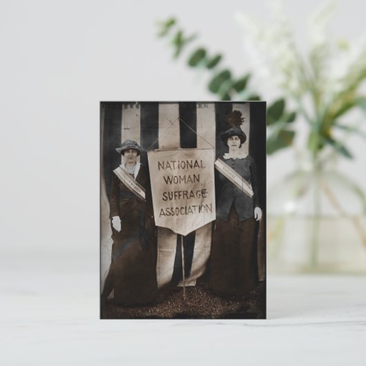 Vrouwensuffragebeweging Briefkaart (Staand voorkant)