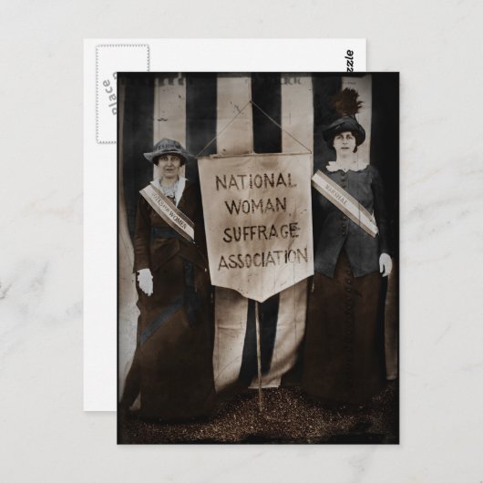 Vrouwensuffragebeweging Briefkaart (Voorkant / Achterkant)