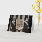 Vrouwensuffragebeweging Kaart (Gele Bloem)