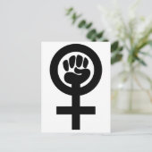 Vrouwensymbool Briefkaart (Staand voorkant)