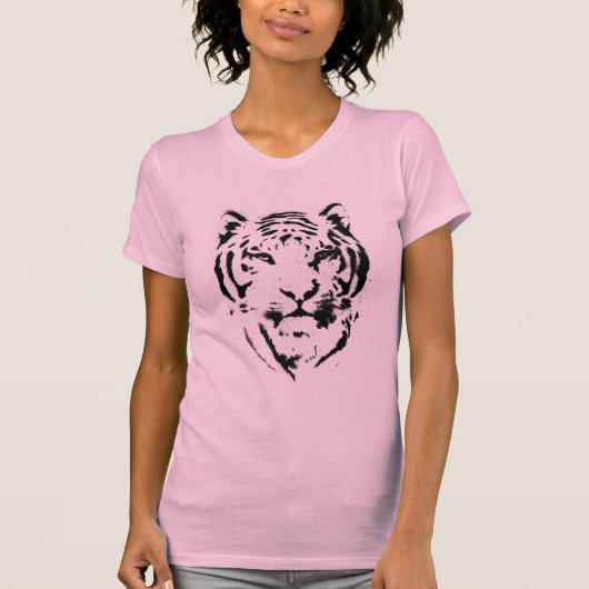 Vrouwentanktop van tijger t-shirt (Voorkant)