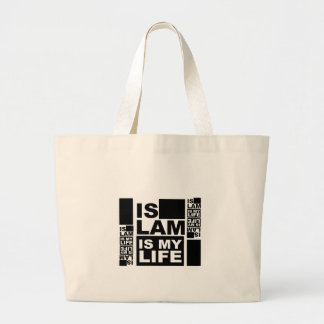 Vrouwentas - Islam is mijn leven Grote Tote Bag