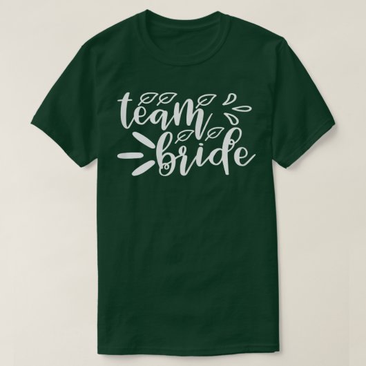 Vrouwenteam bride overeenkomend met geluid voor ba t-shirt (Design voorkant)