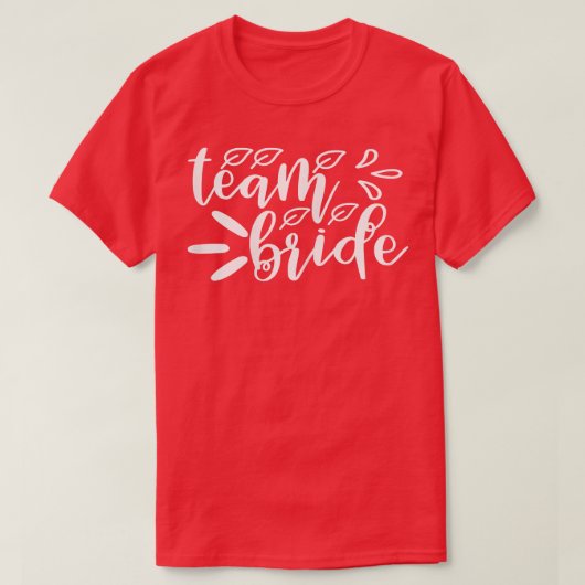 Vrouwenteam bride overeenkomend met geluid voor ba t-shirt (Design voorkant)
