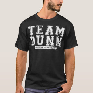 Vrouwenteam DUNN Familie Achternaam Reunion bemann T-shirt