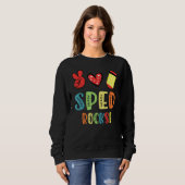Vrouwenteam Sped Team Special Education Teacher Ra Trui (Voorkant volledig)