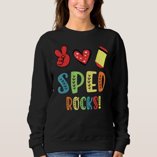 Vrouwenteam Sped Team Special Education Teacher Ra Trui (Voorkant)