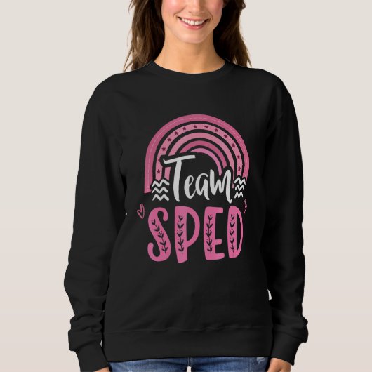 Vrouwenteam Sped Team Special Education Teacher Ra Trui (Voorkant)