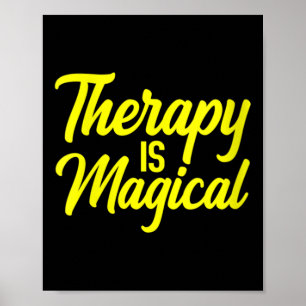 Vrouwentherapie is een magische therapeut voor gee poster