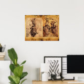 Vrouwentorso / Hart en bloedvaten Poster (Thuiskantoor)