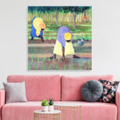 Vrouwentuin 2005 canvas afdruk (Insitu (Woonkamer))