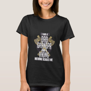 Vrouwenvader opa Viking Warrior Norse Mythology T-shirt