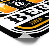 Vrouwenverloofde heeft een bierbruid en bruidegom poster (Hoek)