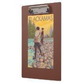 Vrouwenvisserij - Clackamas, Oregon Klembord (Links)