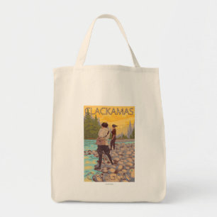 Vrouwenvisserij - Clackamas, Oregon Tote Bag