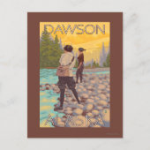 Vrouwenvisserij - Dawson, Alaska Briefkaart (Voorkant)
