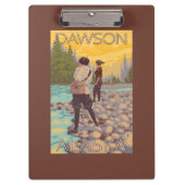 Vrouwenvisserij - Dawson, Alaska Klembord (Voorkant)