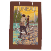 Vrouwenvisserij - Juneau, Alaska Medium Cadeauzakje (Achterkant)