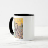 Vrouwenvisserij - Sitka, Alaska Mok (Voorkant links)