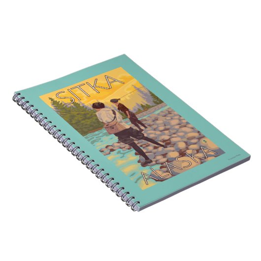 Vrouwenvisserij - Sitka, Alaska Notitieboek (Rechterzijde)