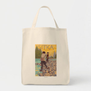 Vrouwenvisserij - Sitka, Alaska Tote Bag