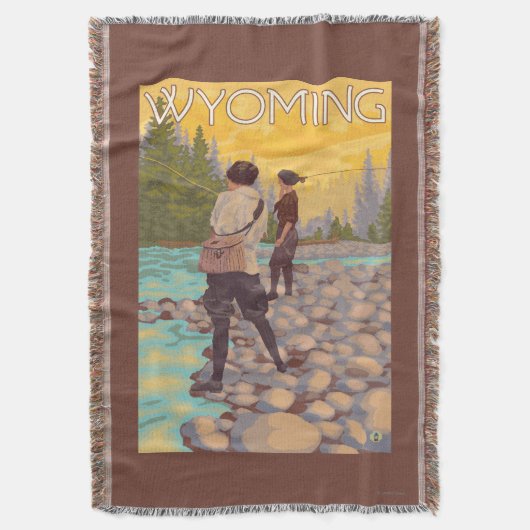 Vrouwenvisserij - Wyoming Deken (Voorkant Verticaal)